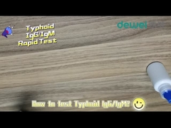 15মিনিট টাইফয়েড র‍্যাপিড টেস্ট কিট মল সিরাম প্লাজমা নমুনা সালমোনেলা টাইফি অ্যান্টিজেন টেস্ট