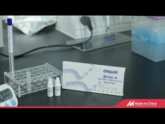 থ্রোট সোয়াব স্ট্রেপ একটি র‍্যাপিড টেস্ট কিট ওয়ান স্টেপ ডিসপোজেবল প্লাস্টিক ক্যাসেট