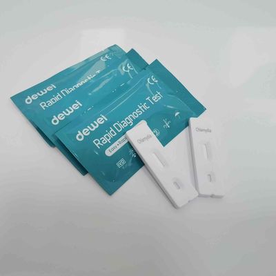 CE ISO 10 Minutes Chlamydia Rapid Test Kit Cassette Swab Sampling Test