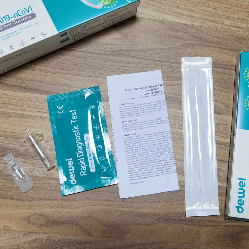 Home Use Covid-19 Antigen Rapid Test Strip Cassette Swab Kit Nasal Nasopharyngeal Sample